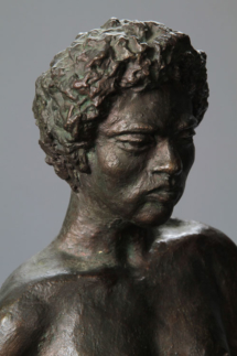 Davidoff (head) Plaster with bronze patina - 10W x 27H x 10D